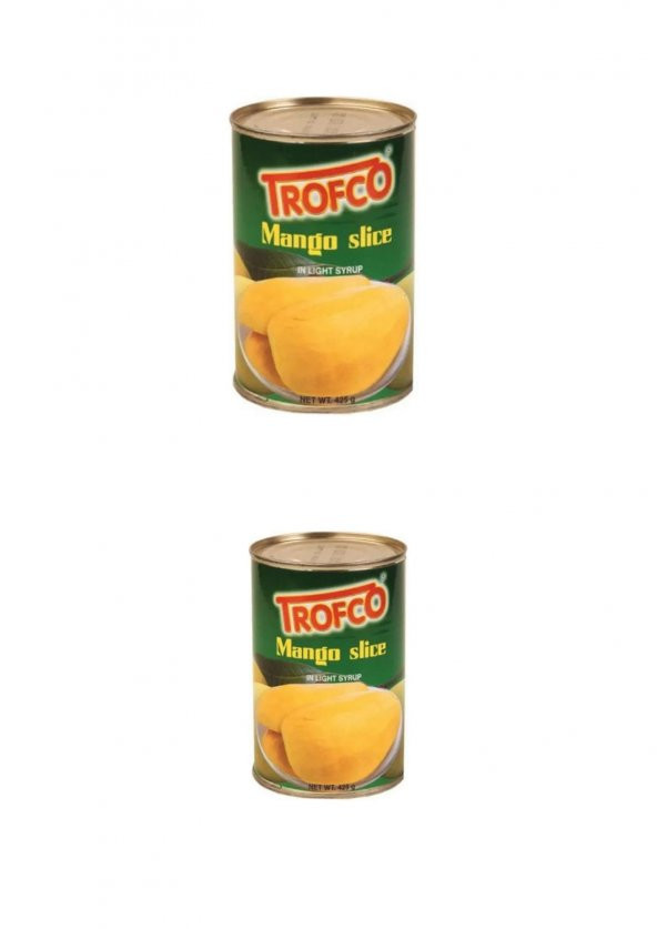 Mango konservesi tropikal meyve 425 g 2 adet