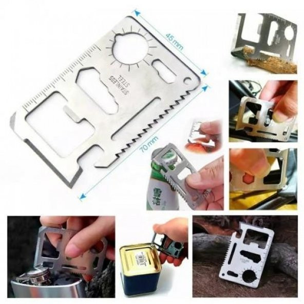 TAMSET SOS Hayatta Kalma Acil Durum Kiti 7 Parça Survial Kit - 6