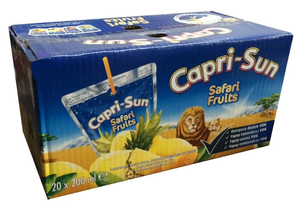 Caprisun Safari 200 ml 20 adet