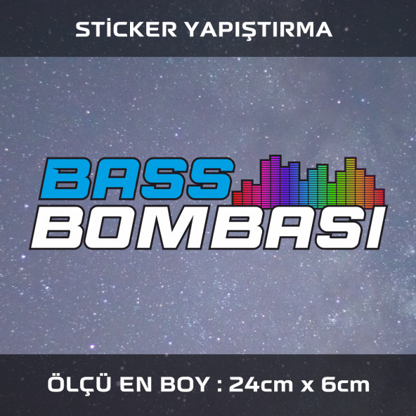 bass bombası -  2 ADET sticker araba cam bagaj uyumlu et,ket kask motosiklet dolap cam uyumlu yapışkan - 1