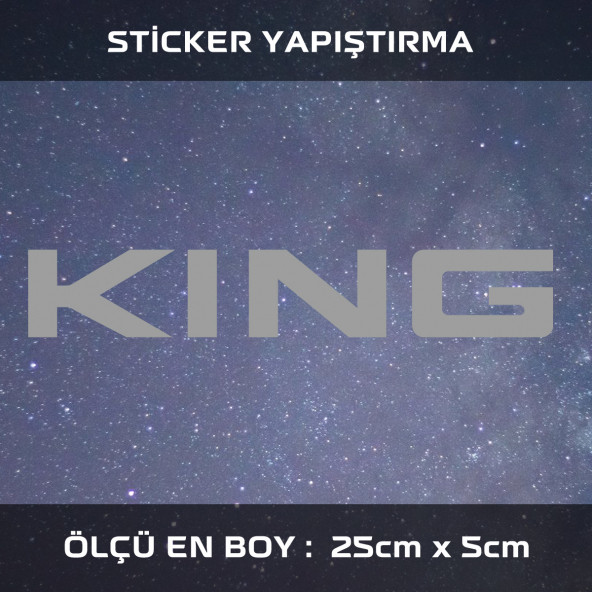 king kral - 2 ADET sticker araba cam bagaj uyumlu et,ket kask motosiklet dolap cam uyumlu yapışkan
