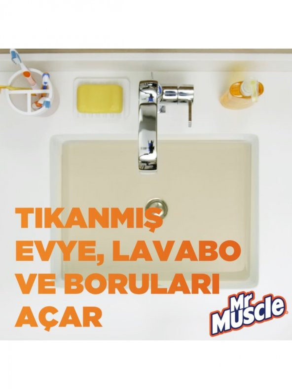 Mr Muscle Granül Lavabo Açıcı 4 Al 3 Öde ( 4x50 gr ) - Resim 4