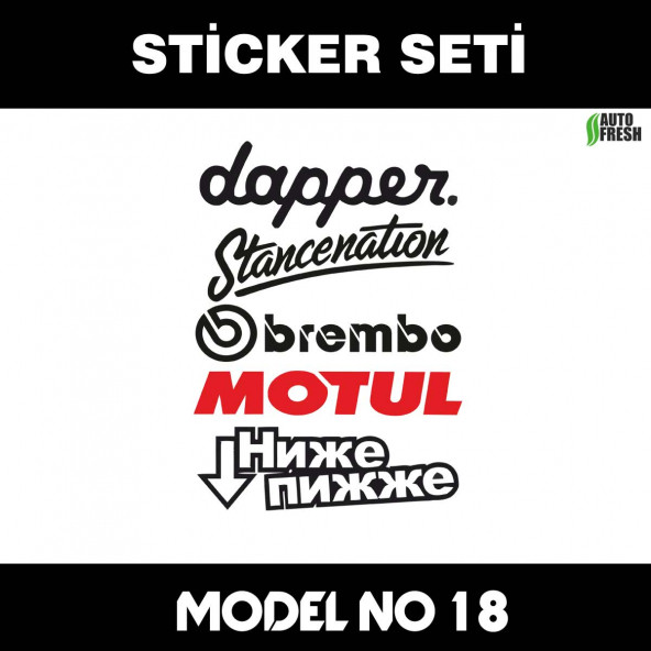 yan kapı çoklu sticker set - sticker araba cam bagaj uyumlu et,ket kask motosiklet dolap cam uyumlu yapışkan