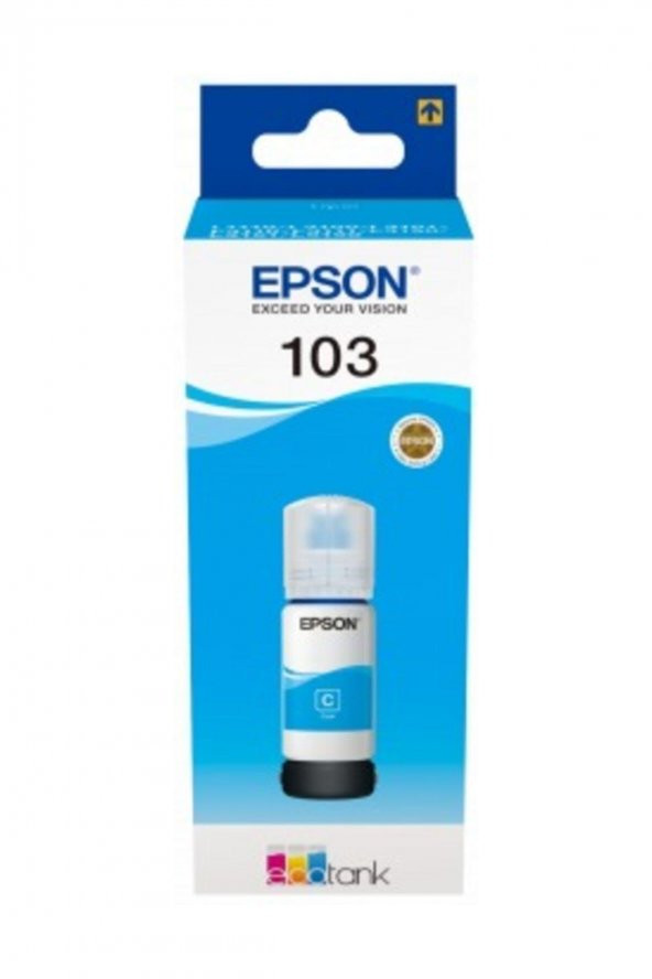 Epson 103 Cyan Mavi Şişe Mürekkep L1110-3110-3150-5190