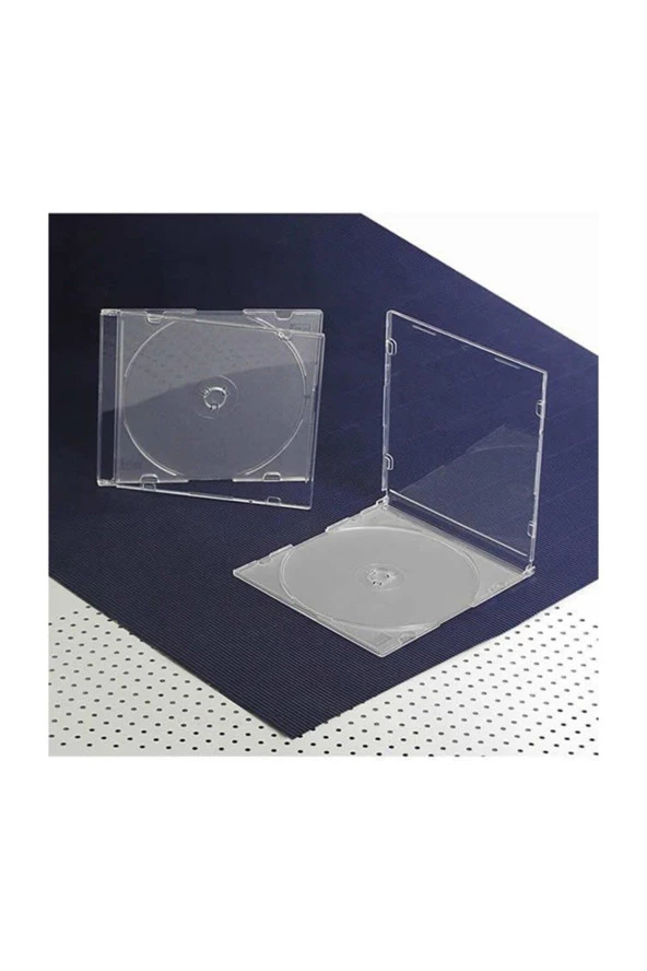 Elba Tekli Şeffaf 5.2 mm Slim Cd Kutusu 10 Adet