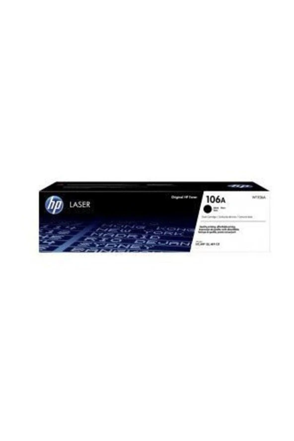 HP 106A Black Siyah 1.000 Sayfa Toner W1106A Orjinal Toner