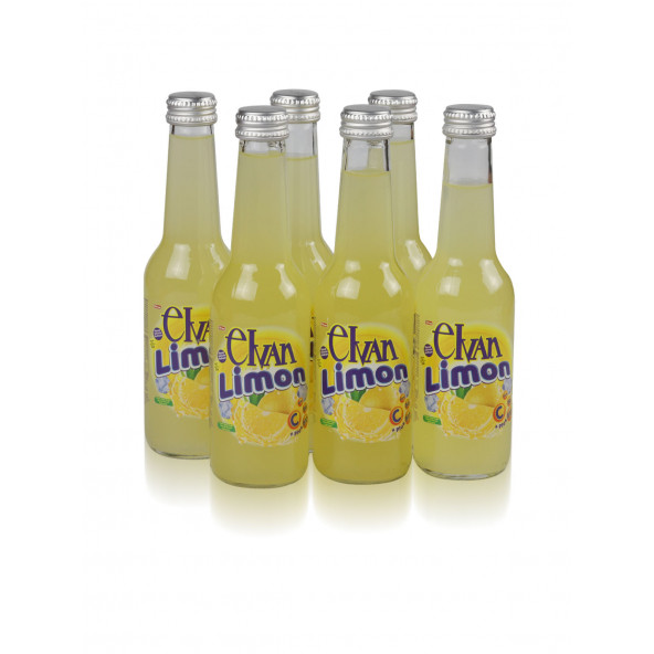 Elvan Soda Limonlu Doğal Zengin Mineralli 250 ML 6’lı Paket