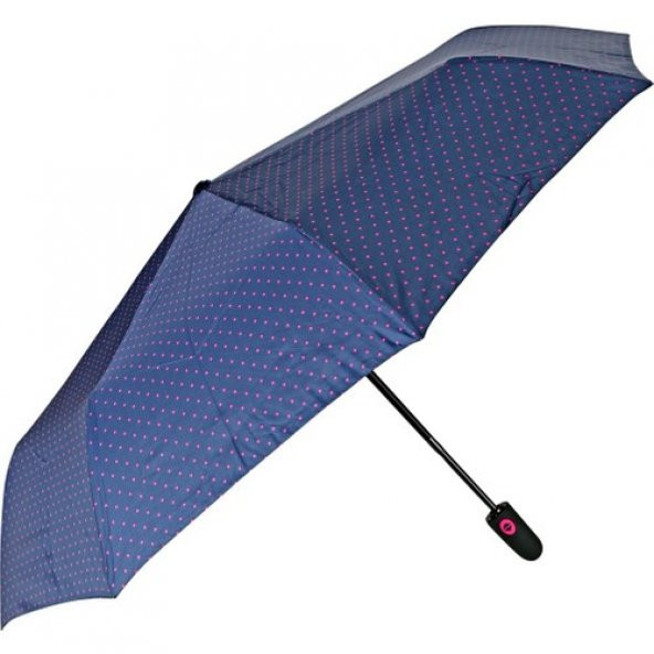 Otomatik Şemsiye Lacivert Puanlı Otomatik Şemsiye - Resim 2