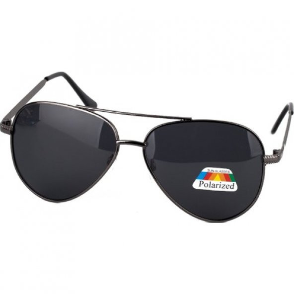Polarize Erkek Güneş Gözlüğü Damla Model Siyah - 5