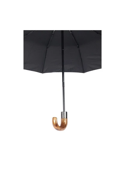 Marlux Wood Tam Otomatik Erkek Şemsiye Kısa Bastonlu 10 Tel - 5