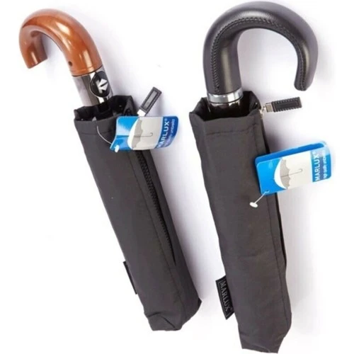 Marlux Wood Tam Otomatik Erkek Şemsiye Kısa Bastonlu 10 Tel - 2