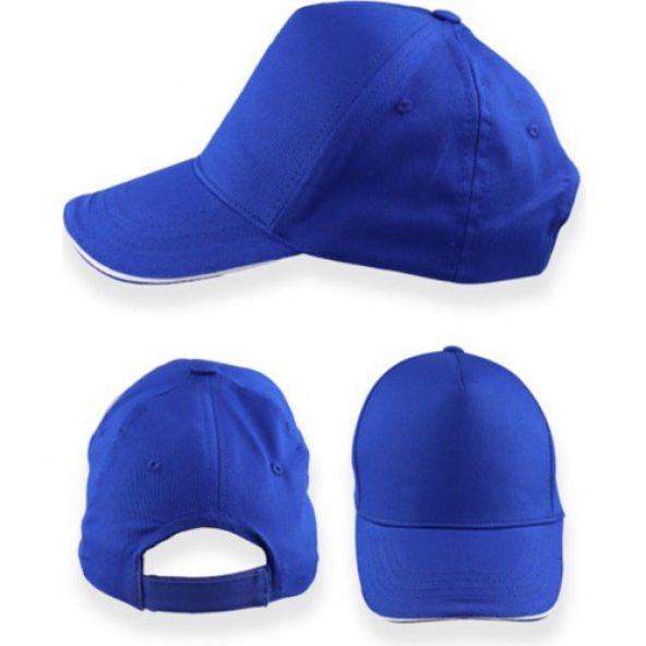 Unisex Lacivert Sandiviçli Siper M Model Spor Şapka - 4