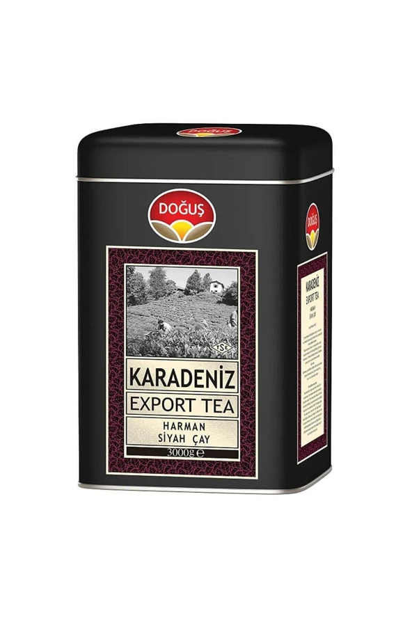 Doğuş Karadeniz Export Tea Harman Siyah Çay 3 KG Metal Kutulu