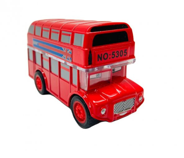 Çek Bırak Çift Katlı Otobüs - 5319-12-Kırmızı