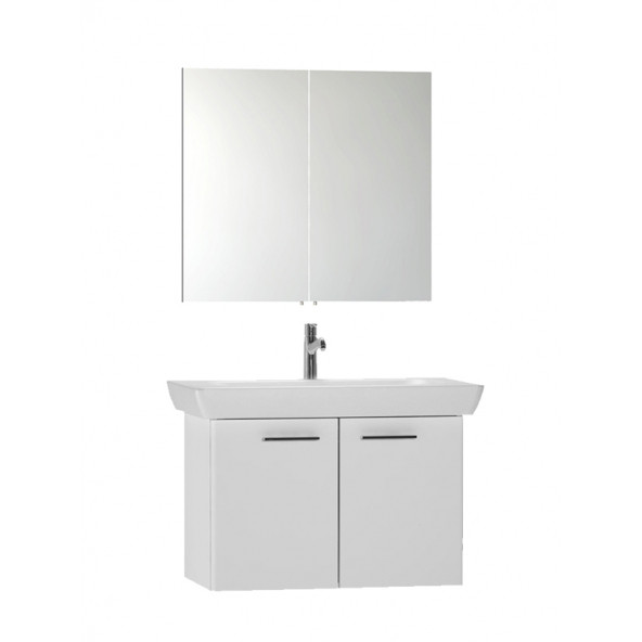 Vitra S20 Lavabo Dolabı Seti 85 Cm Parlak Beyaz - 1