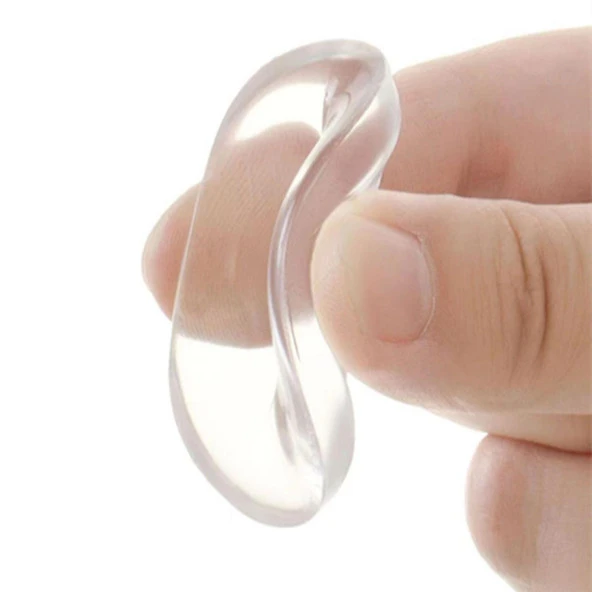 Yapışkanlı Cam Tutucu Şeffaf 22 mm 15 Li Mobilya Raf Ses Tutucu - 7