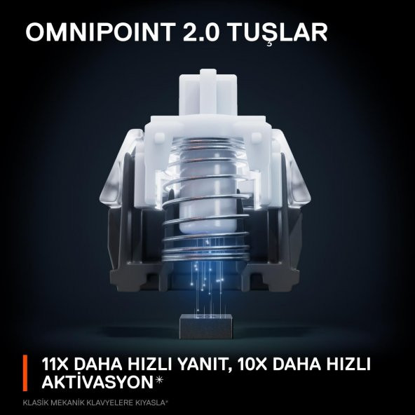 Steelseries Apex Pro Tkl Mekanik Oyun Klavyesi (2023) - İngilizce Q - 4