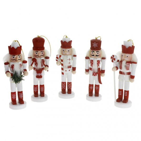 5 Adet 12cm Kurşun Asker Kırmızı - 2