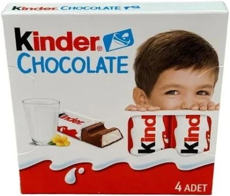 Kinder Chocolate T4 50 gr 20 Adet - Resim 2
