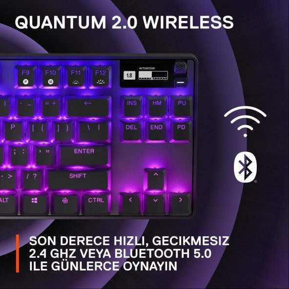 SteelSeries Apex Pro TKL Wireless (2023) Mekanik Oyuncu Klavyesi - İngilizce Q - 7