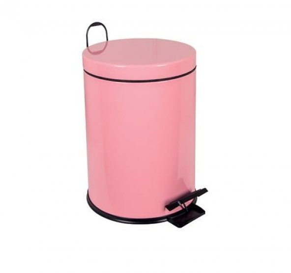 Maxiflow Pedallı Çöp Kovası Pembe 3 Lt 18200