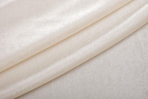 Finezza Kristal Jakar Süet Kumaş Krem Masa Örtüsü  Dikdörtgen 140x200 cm - 1310 - Resim 5