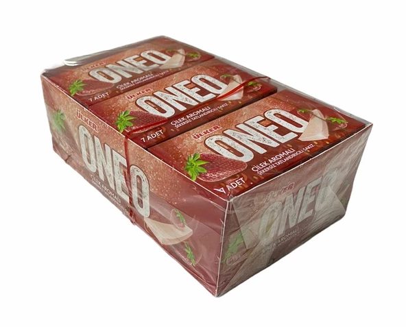 Ülker Oneo Cüzdan Çilek Aromalı Sakız 27 Adet