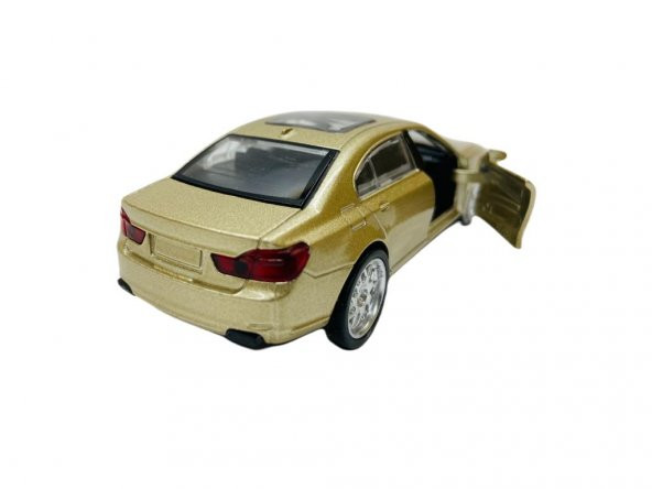 Çek Bırak Metal Araba BMW 7 Serisi - FY6028-12D-Bmw-Gold - 3