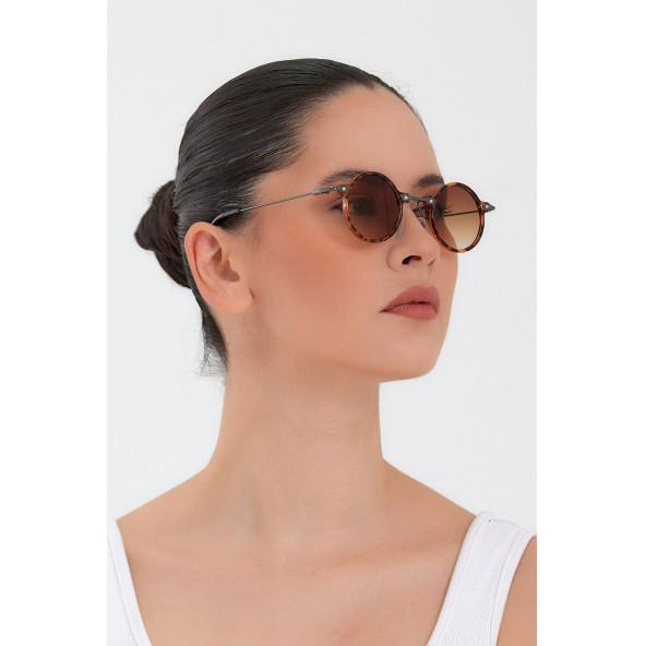 Modalucci Yeni Sezon Unisex Güneş Gözlüğü Daire - 3