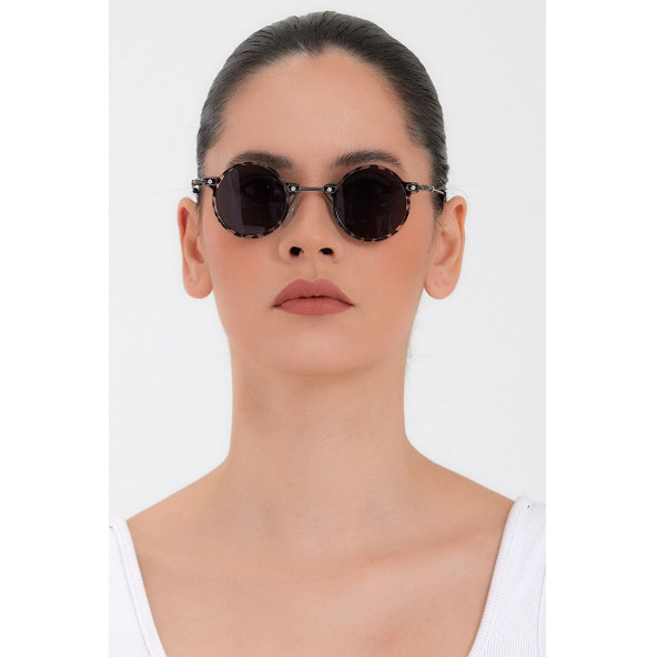 Modalucci Yeni Sezon Unisex Güneş Gözlüğü Daire - 2