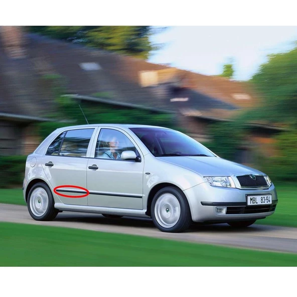 Skoda Fabia 1 2000-2008 Sağ Arka Kapı Bandı Çıtası 6Y0853754