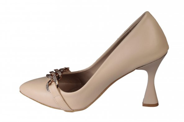 YAZKIŞ Cilt  8Cm Topuklu Stiletto Abiye Nişan Düğün Ayakkabısı - 3