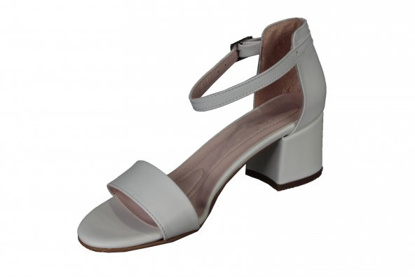 YAZKIŞ Beyaz Cilt 5 Cm Tekbant Düğün Nişan Mezuniyet Ayakkabı - Resim 4