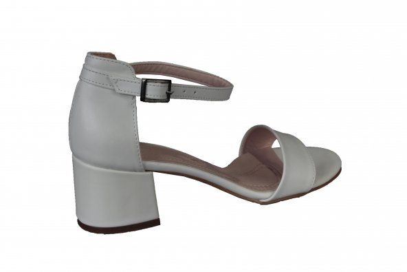 YAZKIŞ Beyaz Cilt 5 Cm Tekbant Düğün Nişan Mezuniyet Ayakkabı - Resim 5