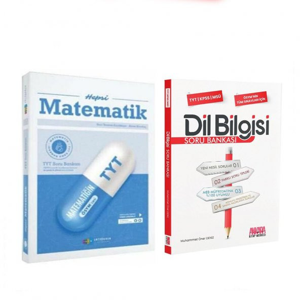 Antrenmanlarla Tyt Hepsi Matematik Ve Akm Dil Bilgisi Soru Bankası Seti 2 Kitap