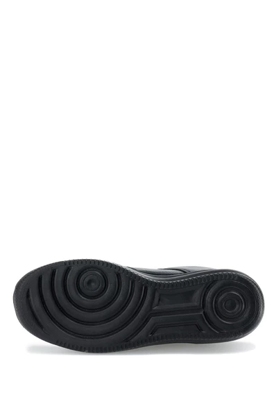 KİNETİX Erkek Kadın Full Siyah Beyaz Kalın Taban Spor Ayakkabı - Resim 5