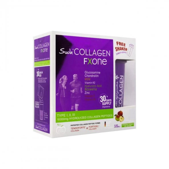 Suda Collagen Fxone Elma Aromalıb 30 Saşe -VB459