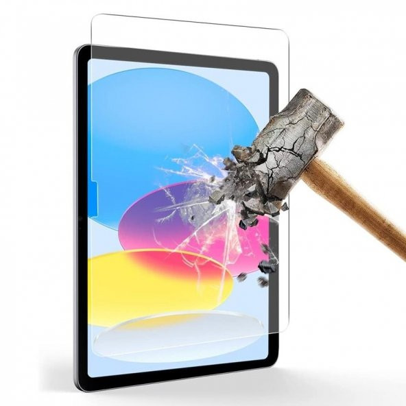 Apple iPad 10.9 2022 10.Nesil Temperli Cam Ekran Koruyucu