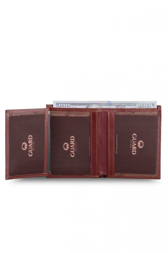 Guard İnce Taba Dikey Hakiki Deri Erkek Cüzdanı P779 - 3