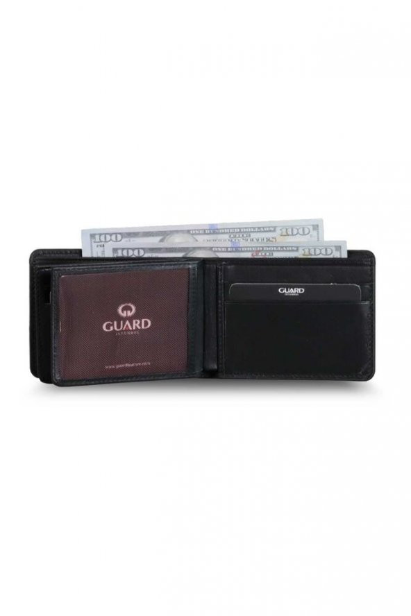 Guard Siyah Croco Hakiki Deri Erkek Cüzdanı P1315 - 8