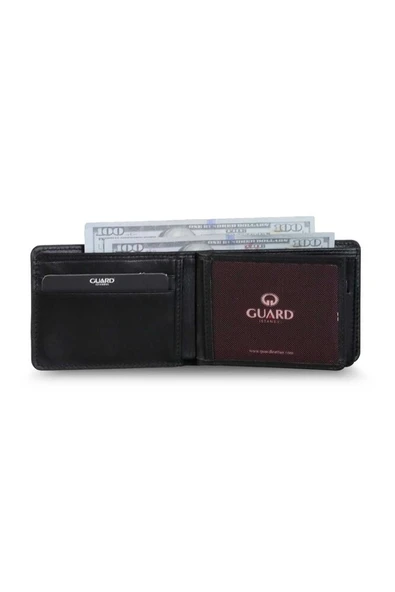 Guard Siyah Croco Hakiki Deri Erkek Cüzdanı P1315 - 11