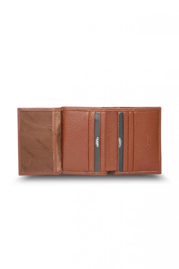 Guard Taba Çok Bölmeli Mini Hakiki Deri Erkek Cüzdanı P749 - 6