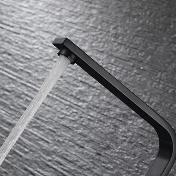 Venita T-mix Yüksek Gövdeli Mutfak Evye Batarya Siyah - 3