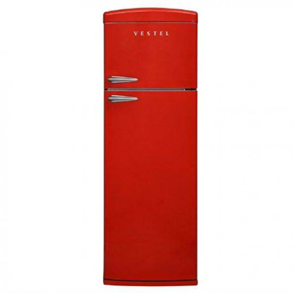 Vestel Retro SC32201 Kırmızı Buzdolabı