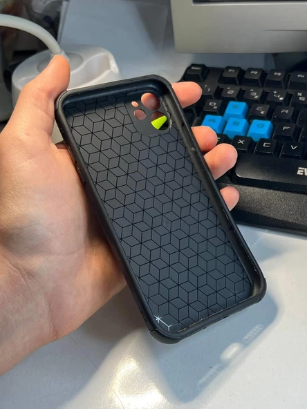 İphone 14 Köşe Korumalı Antik Deri Telefon Kılıfı - Resim 11