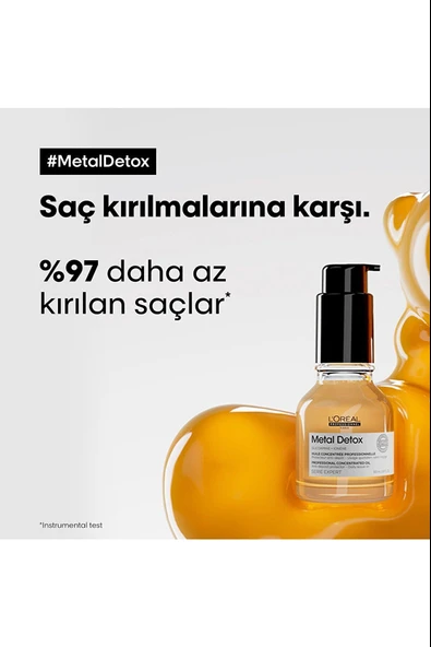 Loreal Professionnel Serie Expert Metal Detox Oil Konsantre Yağ 50 Ml - Resim 3