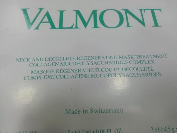 Valmont Neck And Decollete Rejuvenating Mask 5x32 ml - 2