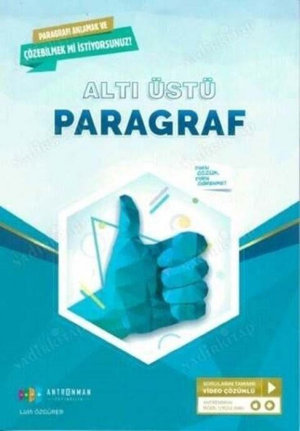 TYT AYT Altı Üstü Paragraf Soru Bankası Antrenman Yayınları