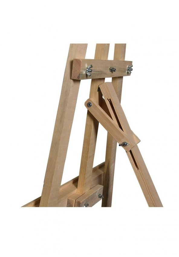 Şövale 175 Cm Ahşap Çam Resim Şovelesi Ressam Sehpası Ayarlanabilir Artlantis Resim Şövalyesi 1 Adet - 5