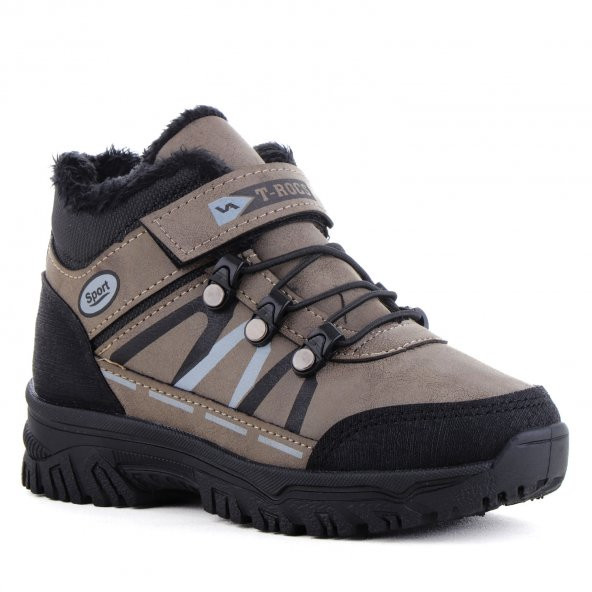 Vojo Rocks Kürklü Rahat Taban Cırtlı Erkek Çocuk Bot 2 Renk - 7